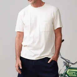 MONROW Relaxed Pocket Crew OFFWHITE Shop